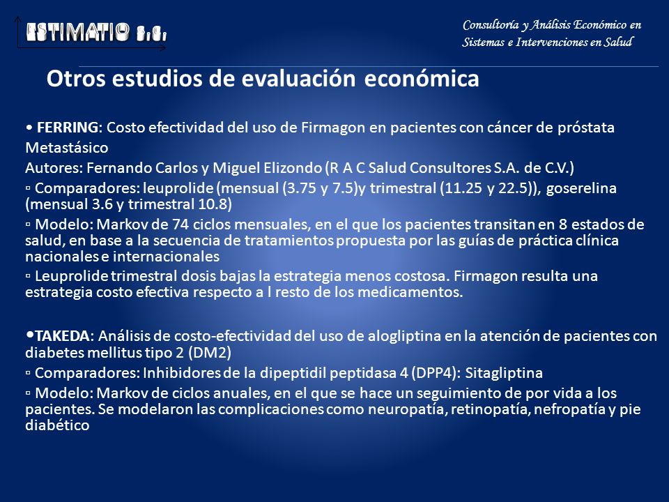 Análisis farmacoeconómico de la diabetes inhibidores dpp-4 Análisis farmacoeconómico de la diabetes inhibidores dpp-4